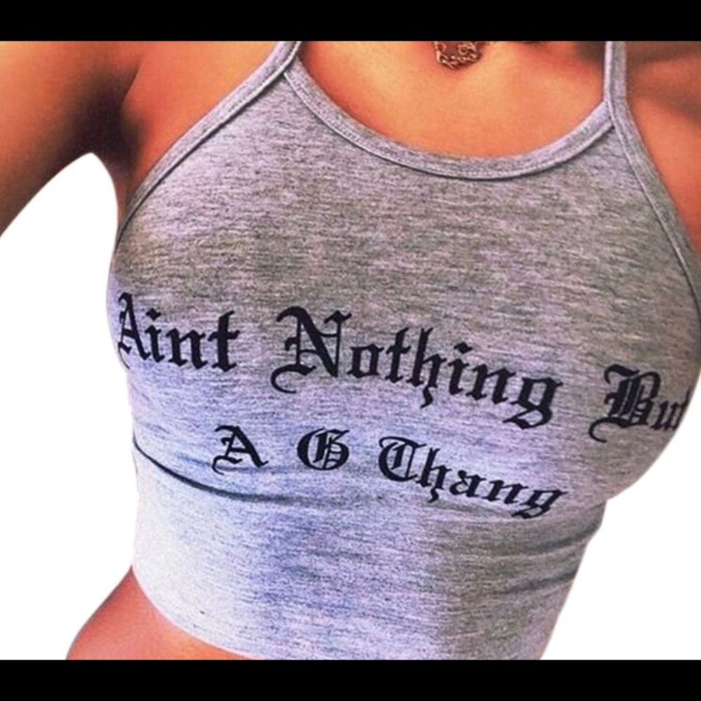 Graphic Summer Crop Top